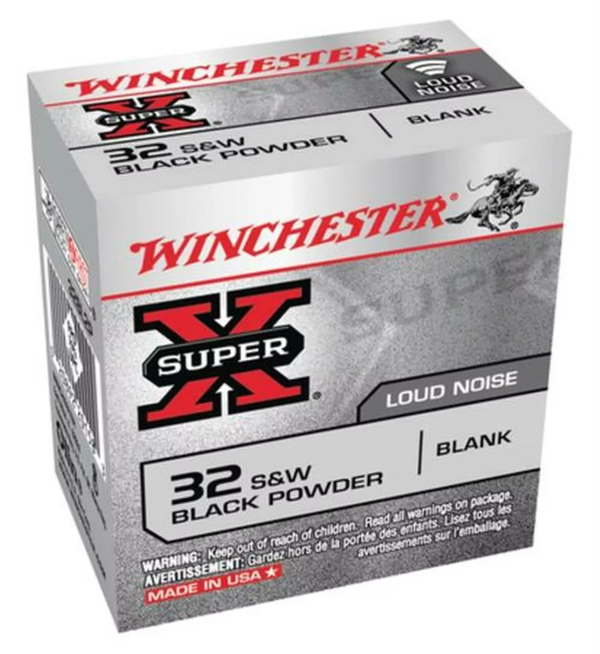 Winchester Super X Blank 32 Smith & Wesson 50rd Box – Not Ammo, These Are Blanks