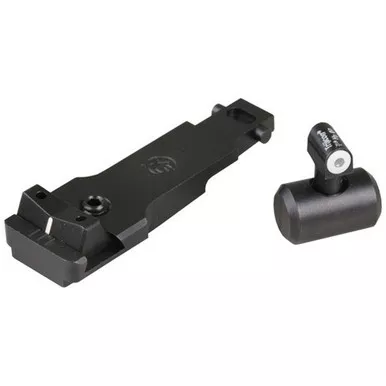 XS DXW DXW Night Sight Set AK-47, AKM Steel Matte Tritium Big Dot Front, White Stripe Rear