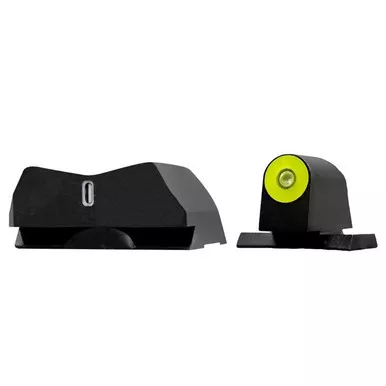 Xs Sights DXT2 Night Sights S&W CSX Yellow Dot Front Tritium Rear