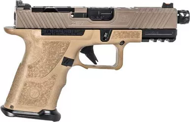 ZEV Technologies OZ9c Elite 9mm Pistol Compact FDE Slide Threaded Barrel