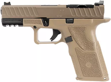 ZEV Technologies OZ9v2 Combat 9mm Pistol 15+1 Round FDE Compact Slide X Grip