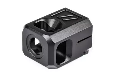 Zev Technologies V2 Pro Compensator for Glock 9mm 13.5x1 LH Thread Black