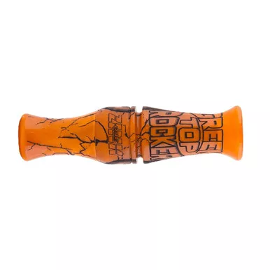 Zink Green Top Rocker Duck Call Orange Marbleade