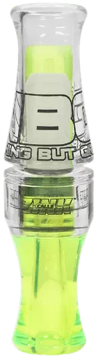 Zink Nothing But Green Single Reed Polycarbonate Duck Call Lemon Drop